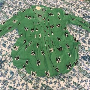 Maeve Composed Pintuck Blouse